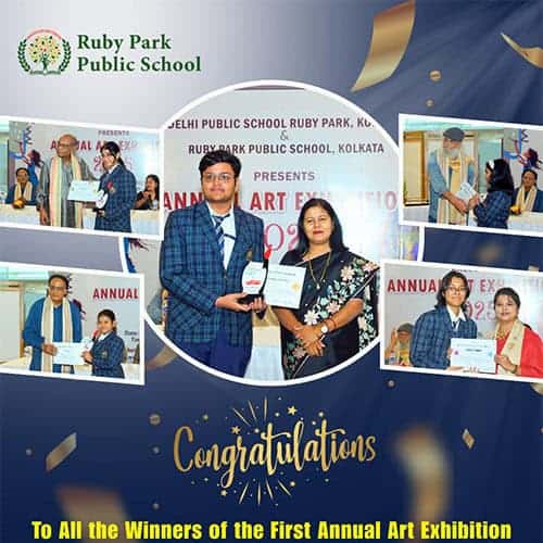 Winners of First Annual Art Exhibition
