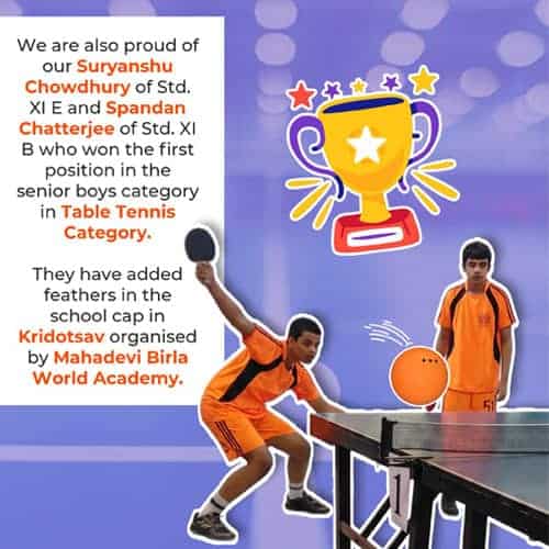 Achievement in Kridotsav MBWA
