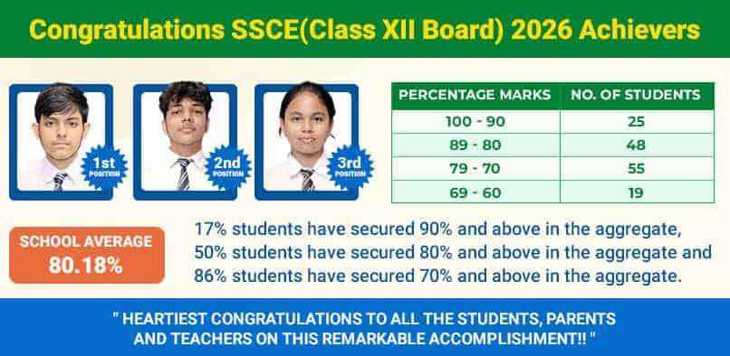 SSCE Class XII Board 2026 Achievers