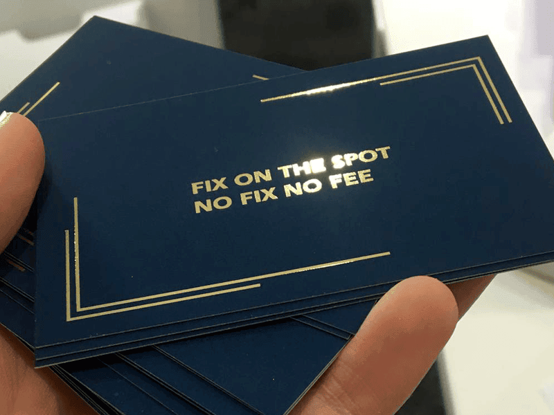 Same Day Foil Business Card