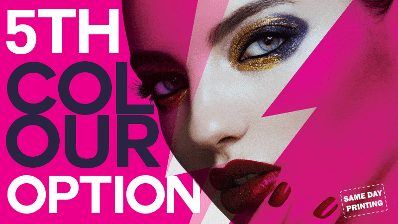 power of neon pink and Yellow Same Day Printing Melbourne 1