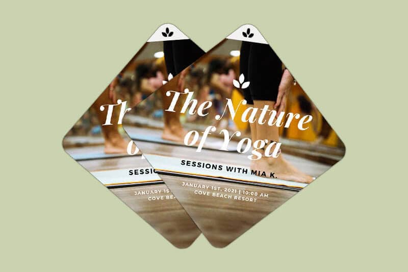 nature of yoga diamond shape- car door magnets v1 nature of yoga diamond shape- car door magnets v1