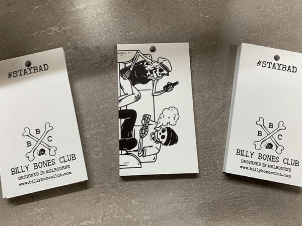 Billy Bones Club Swing tag 1