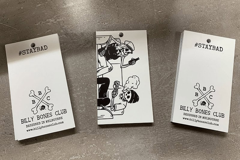 Billy Bones Club Swing tag 1