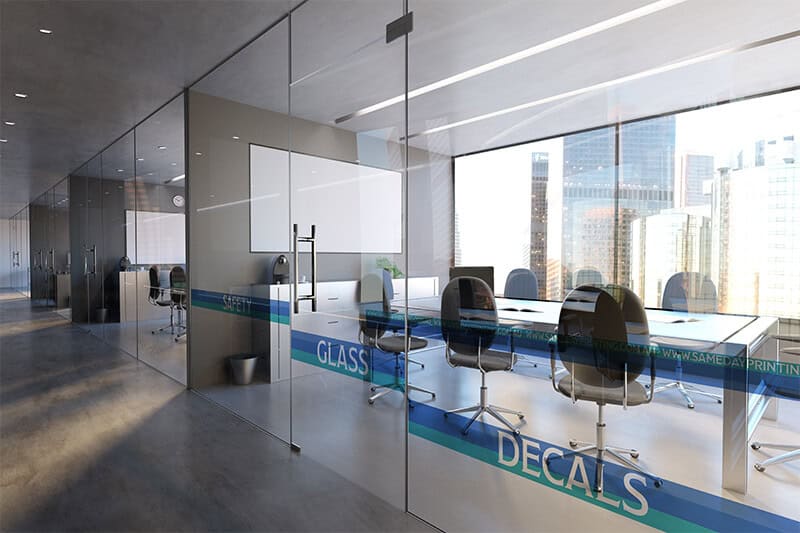 Office Safety Glass Decals - Printing 2 Office Safety Glass Decals - Printing 2