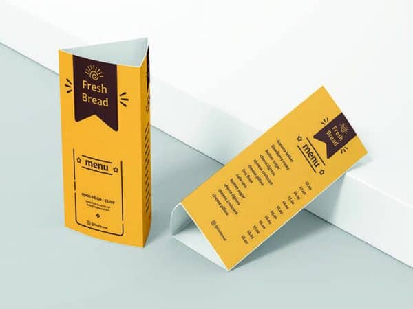 3 Sided Table Tent Cards Sameday Printing 1