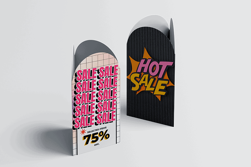 Curved-Top-Table-Tent - Same Day Printing