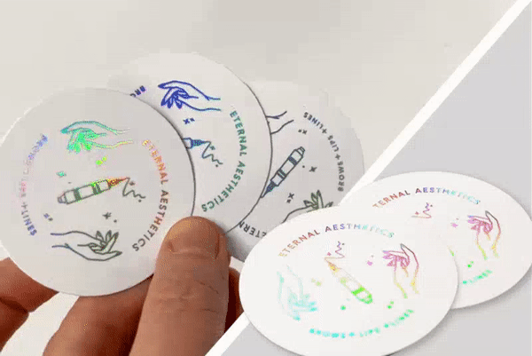 illusion Holographic Foil  - sameday printing
