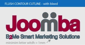 Flush Contour Cutline for Digital T-shirt Printing - Same Day Printing Contour
