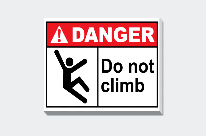 Foam Board Signs Accident Prevention Printing - Same Day Accident Prevention and Lockout tags