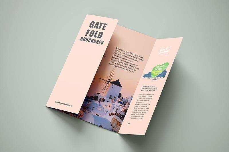 Gate Fold Brochure Printing - SDP v2 Gate Fold Brochure Printing - SDP