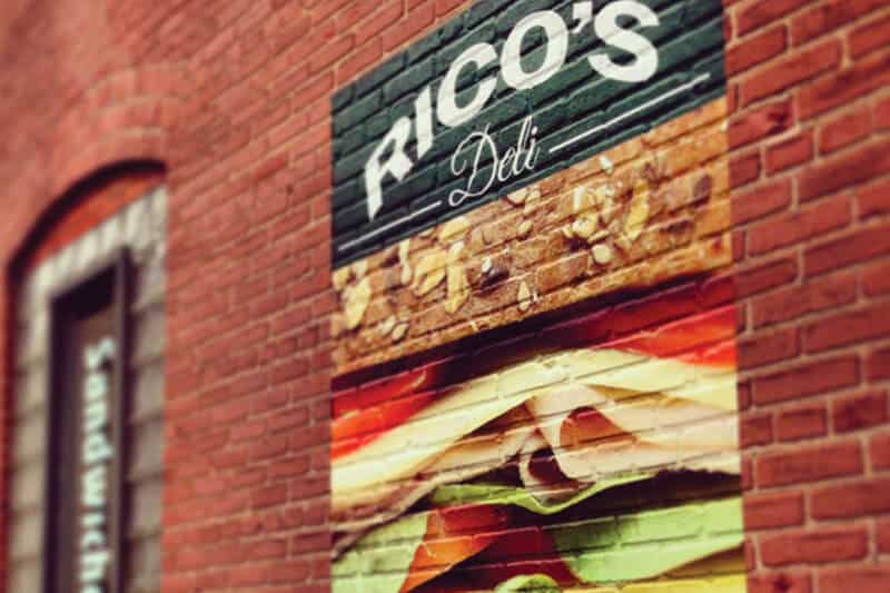 Neoprint SS1000 Concrete Vinyl - Ricos on brick walls Neoprint SS1000 Concrete Vinyl - Ricos on brick walls