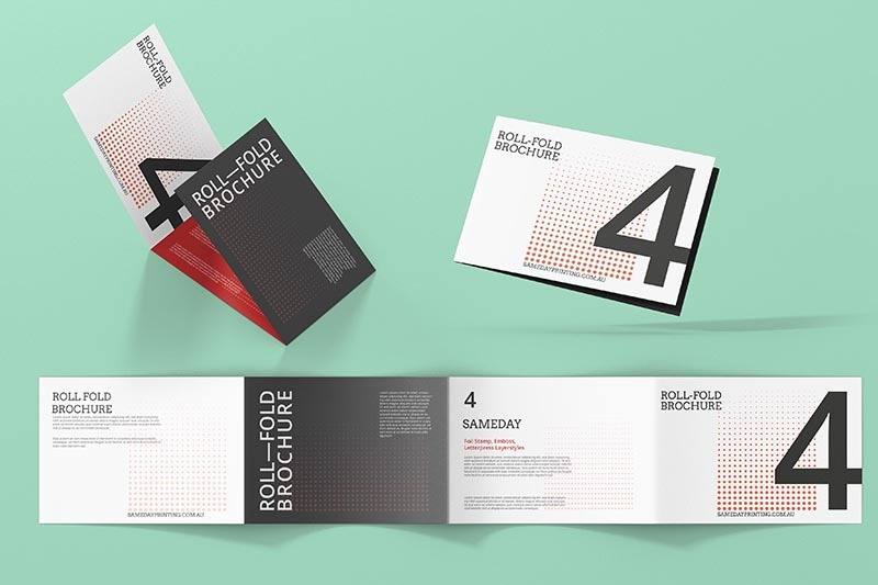 Roll Fold Brochure Printing - SDP v2 Roll Fold Brochure Printing - SDP