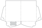 9 - Double Flap - No Gusset Final size 226 x 310mm A2 Sheet Required