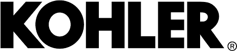 The KOHLER logo in bold, black and white uppercase letters with a registered trademark, symbolizing trusted home comfort partners.