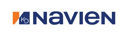 Navien logo with "KD" in white on orange beside "Navien" in bold, dark blue, reflecting trusted local home comfort expertise.