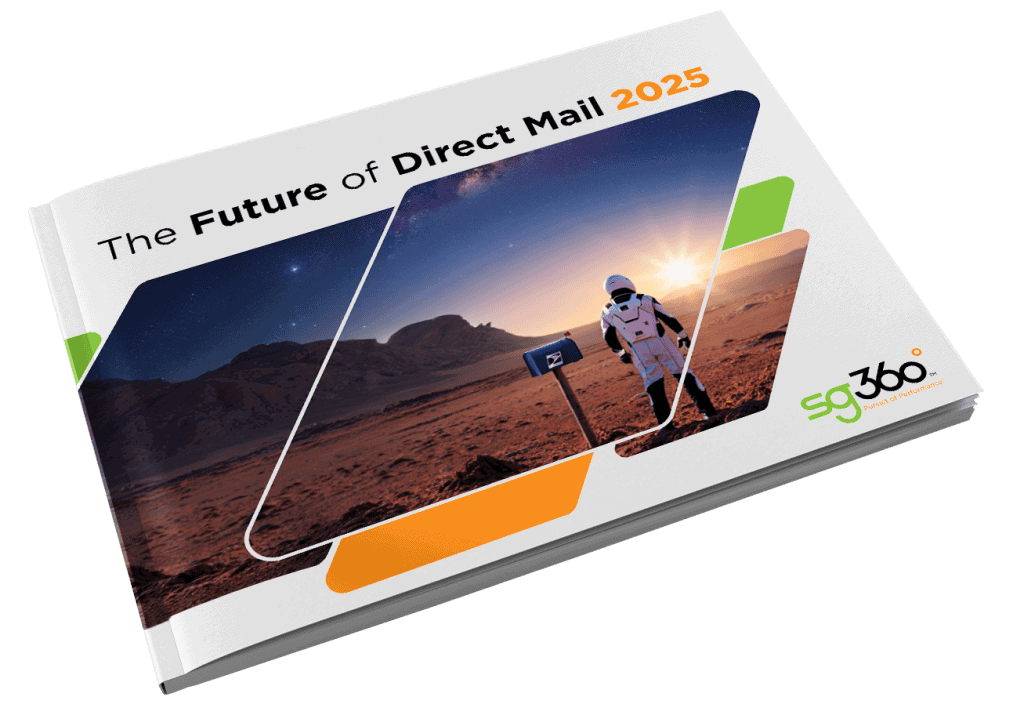 Future of direct mail 2025, digital marketing, innovative print solutions, direct mail trends, SG360°.
