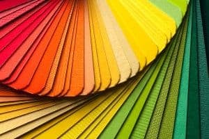 Vibrant color swatches for direct marketing and direct mail printing services.
