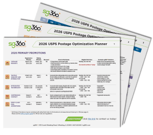 2026 USPS Postal Promotions Planning Calendar by sg360°