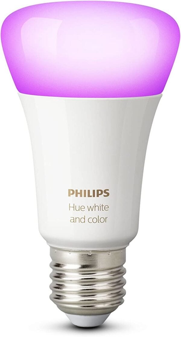 Philips Hue White And Colour Ambiance A19 Led Smart Bulb - Bluetooth & Zigbee Compatible - Image 4