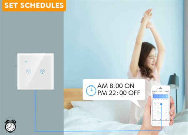 Smart Wifi Switch - 2 Gang - Image 2