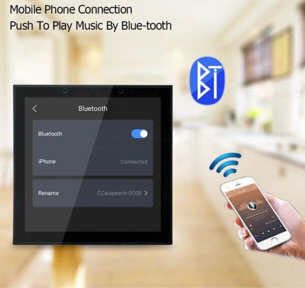 4inch smart bluetooth wall amplifier android - Image 3