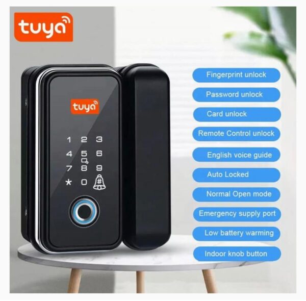 TUYA SMART DOOR LOCK FOR GLASS DOORS - Image 3