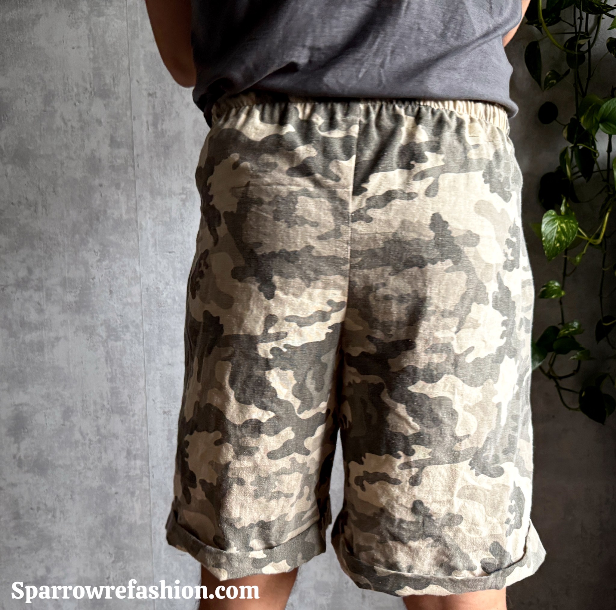 Easy Free Men’s Shorts Sewing Pattern for Men to Sew - Sparrow ...