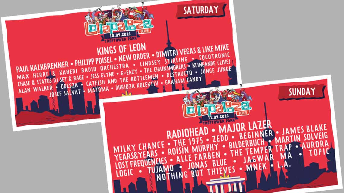 Lollapalooza Berlin 2016