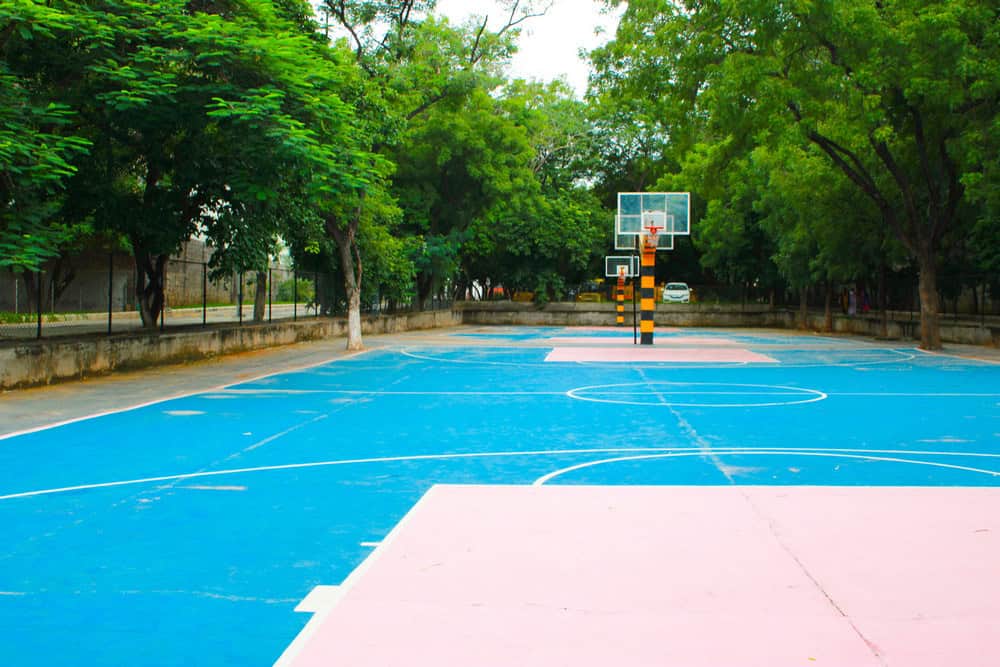 Basketball Court View at Suchitra Academy International School