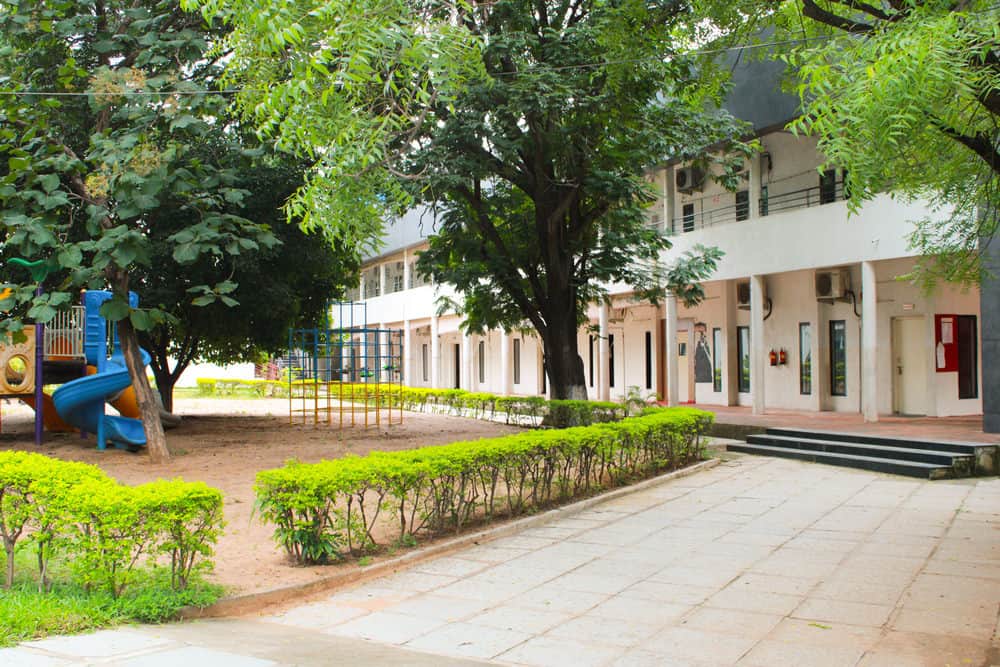 Outdoor campus view at Suchitra Academy International School
