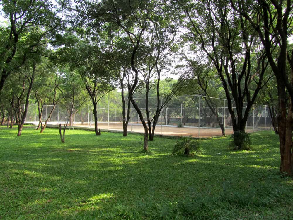 Campus with Basketball Court View at Suchitra Academy International School