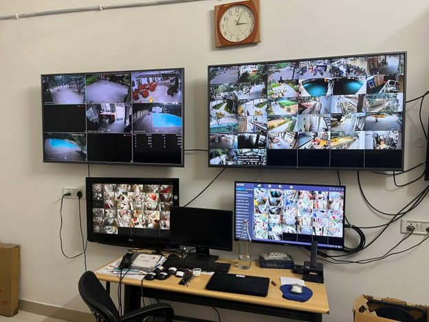 CCTV footage room at Suchitra Academy