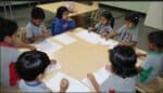 12th February ,2026 :   Nursery students participated in an interactive stroke practice activity to build early writing readiness through fun exploration.