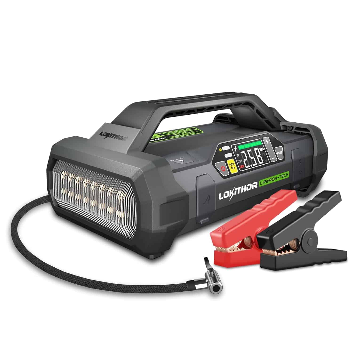 LOKITHOR JA3000 Pro Jump Starter with LiFePO4