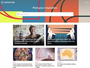 Culture trip website