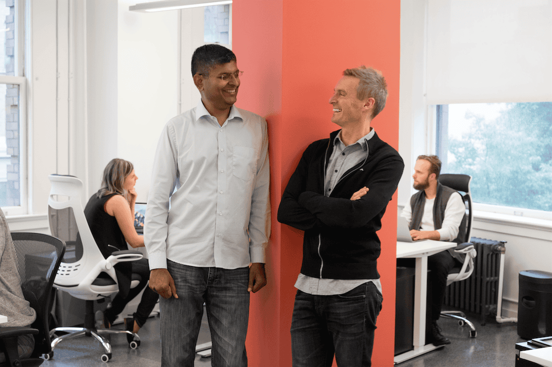 Klue - Left. Sarathy Naicker (CTO & Co-founder) Right. Jason Smith (CEO & Co-founder)