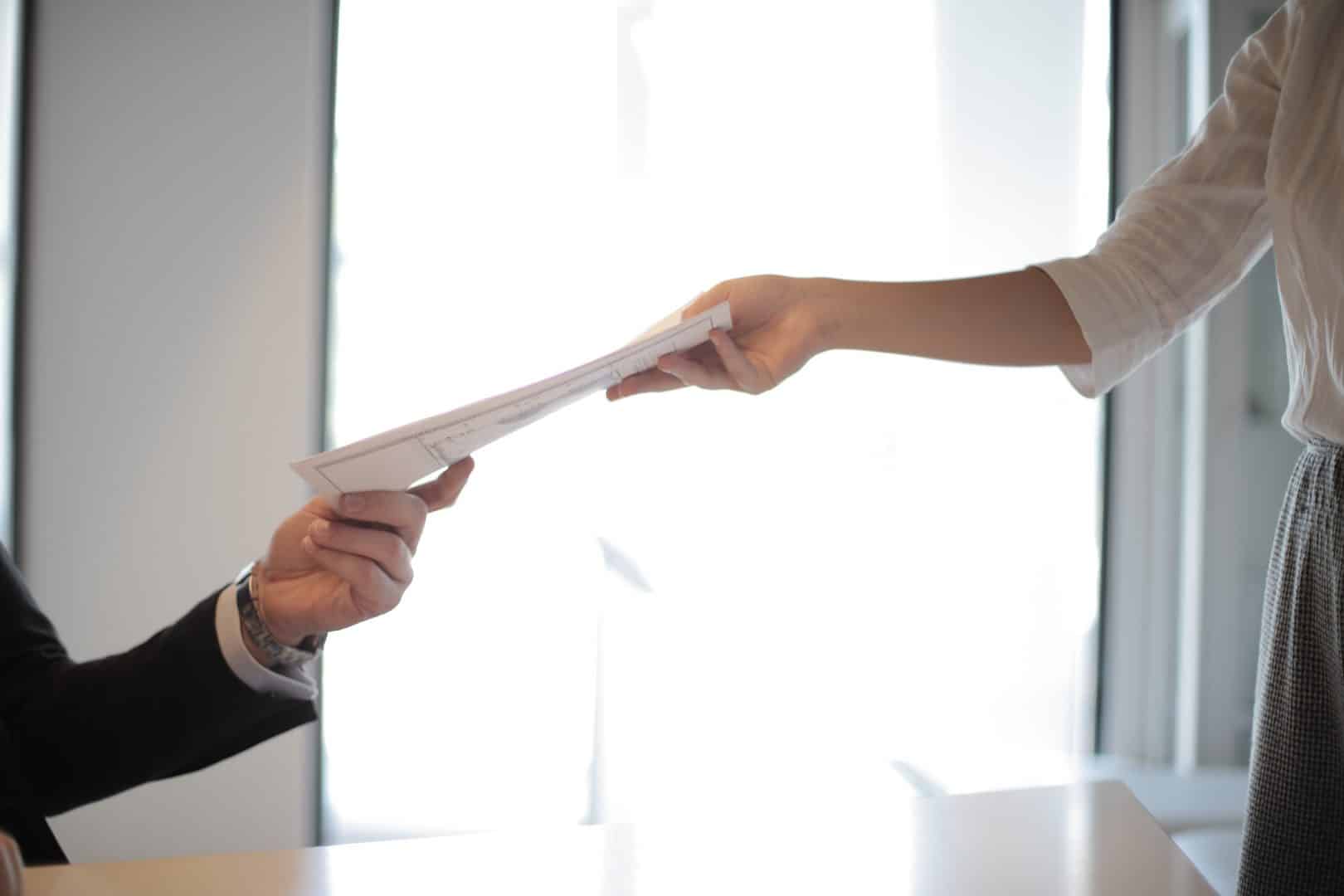 handing-over-document