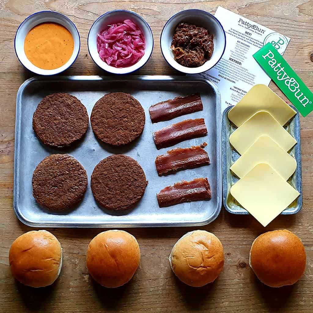 Veg Box Patty & Bun Plateaway