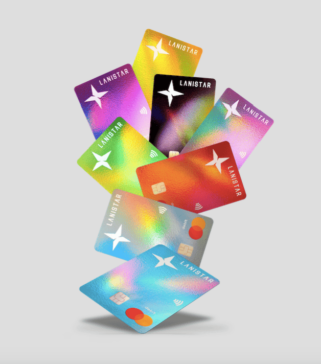 Lanistar polymorphic payment card