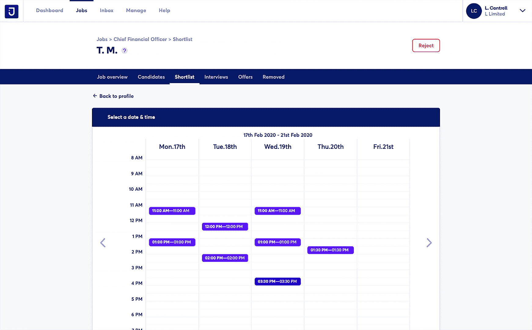 scheduling