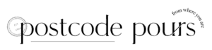 postcode pours candles logo