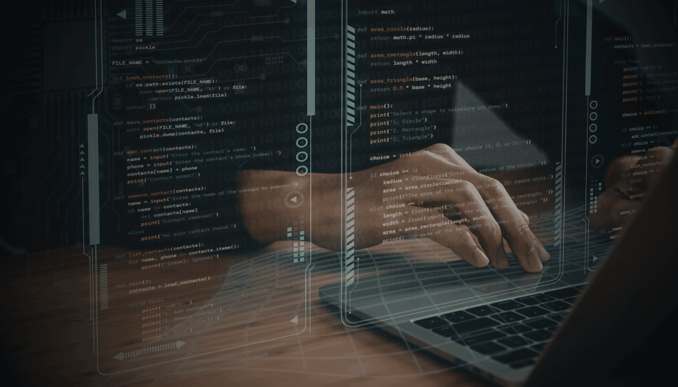 A developer working on a laptop building a SaaS product, representing the opportunity for bootstrapped startup founders following OpenAI’s release of cheaper, faster AI models.