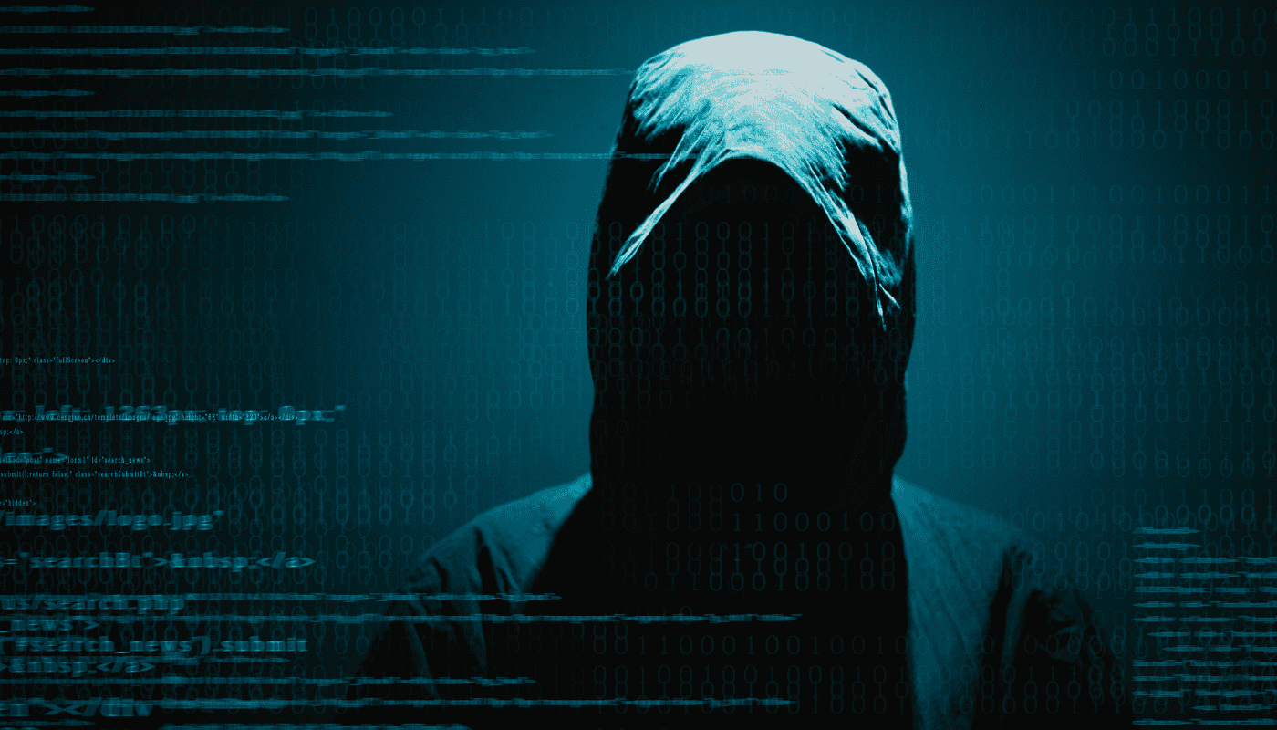 A hacker illustrating the ShinyHunters hack of Rockstar Games through a third-party cloud analytics vendor.