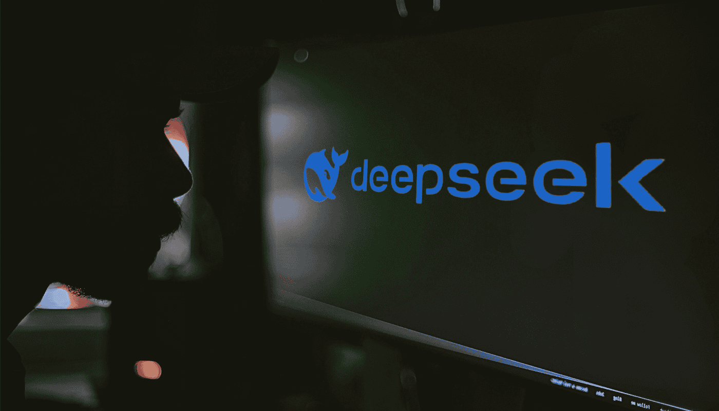 A laptop displaying DeepSeek logo on screen, illustrating DeepSeek's seven-hour outage and what it reveals about the infrastructure demands of production-grade AI platforms