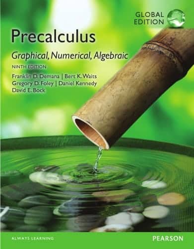 Precalculus: Graphical, Numerical, Algebraic (9th Edition-Global) - eBook