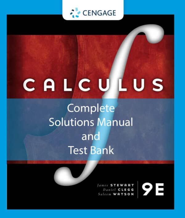 stewarts calculus 9th testbank and solutions