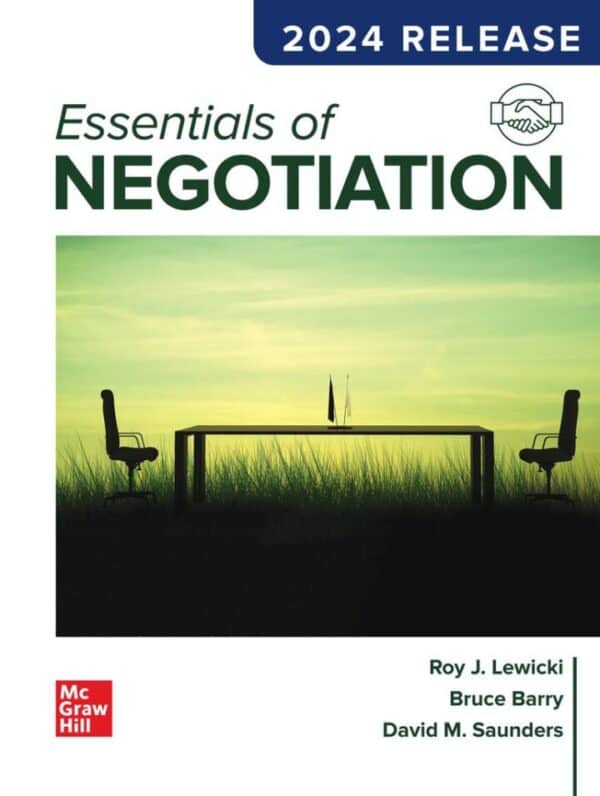 Essentials of Negotiation: 2024 Release (7th Edition) - eBook