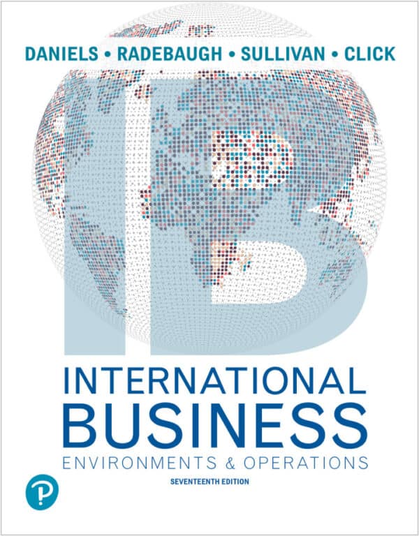 international business daniels 17e