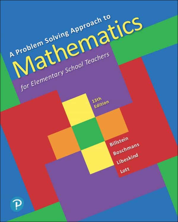 A Problem Solving Approach to Mathematics for Elementary School Teachers (13th Edition) - eBook